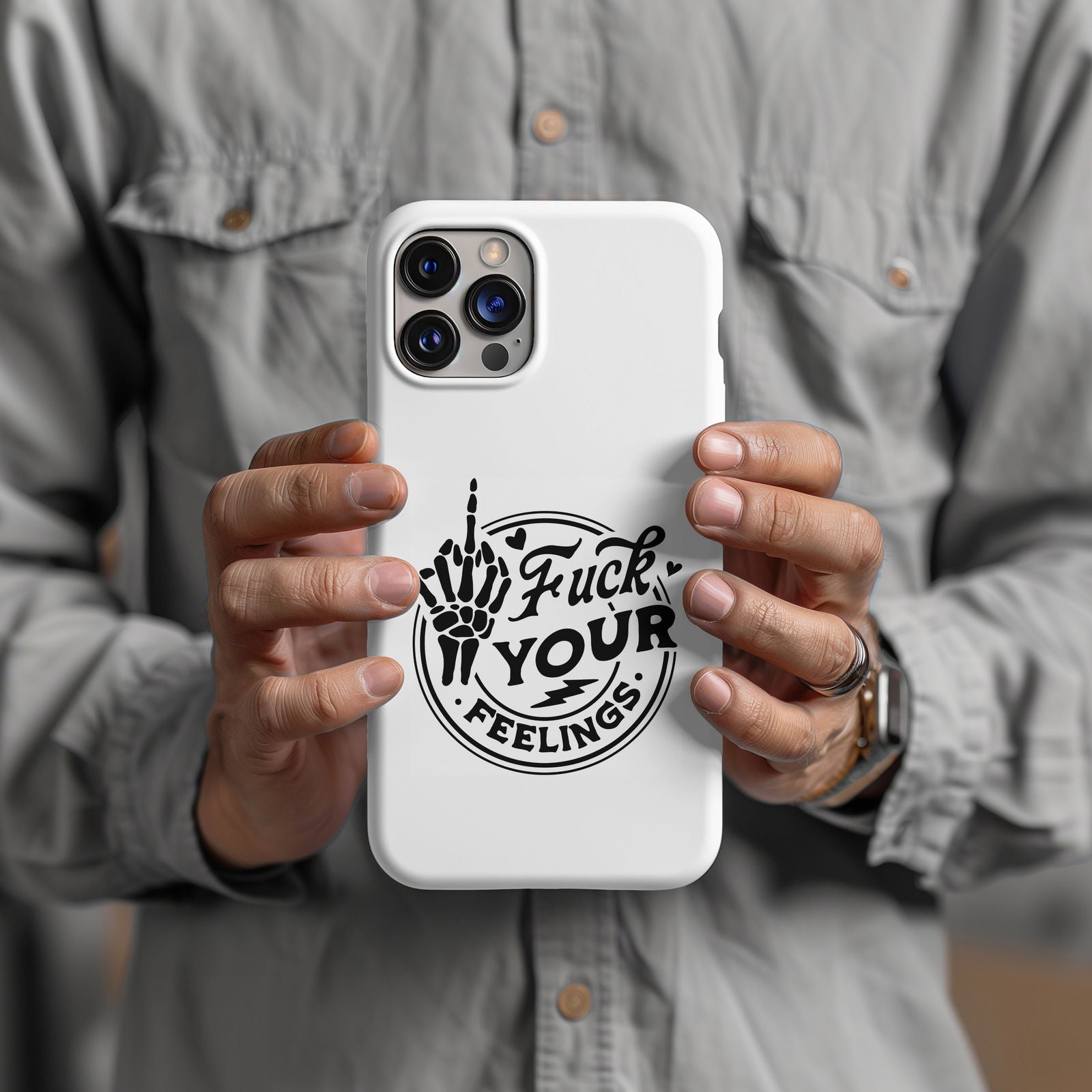 Fuck Your Feelings Magsafe iPhone Tough Case - Techy Treasures -  