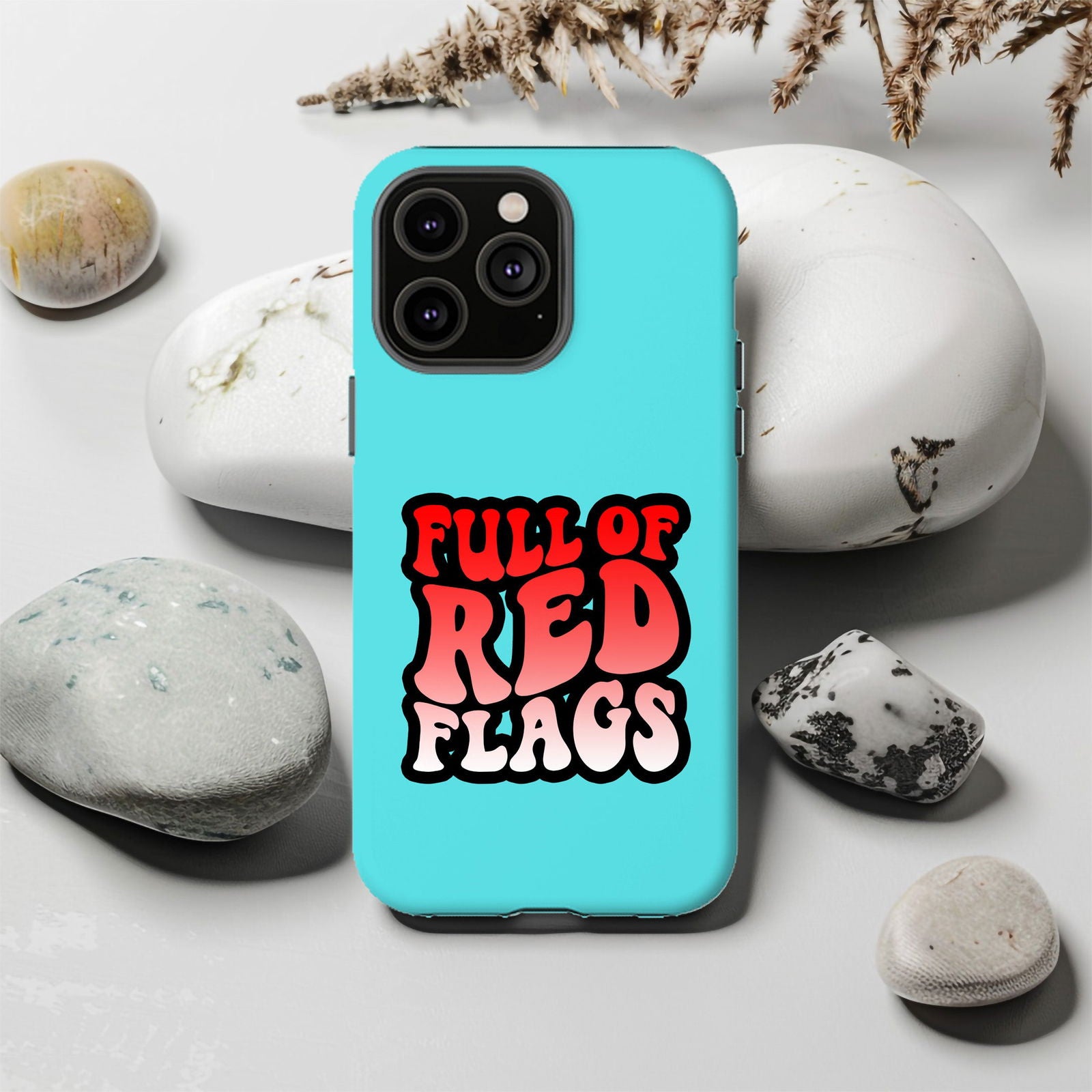 Full Of Red Flags Magsafe iPhone Tough Case - Techy Treasures -  
