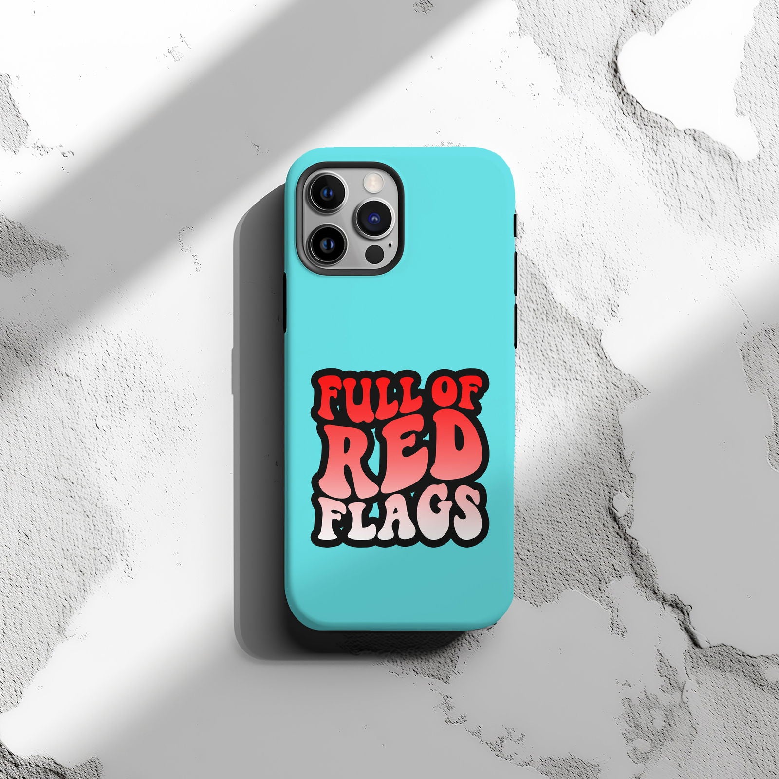 Full Of Red Flags Magsafe iPhone Tough Case - Techy Treasures -  