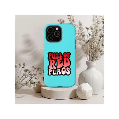 Full Of Red Flags Magsafe iPhone Tough Case - Techy Treasures -  