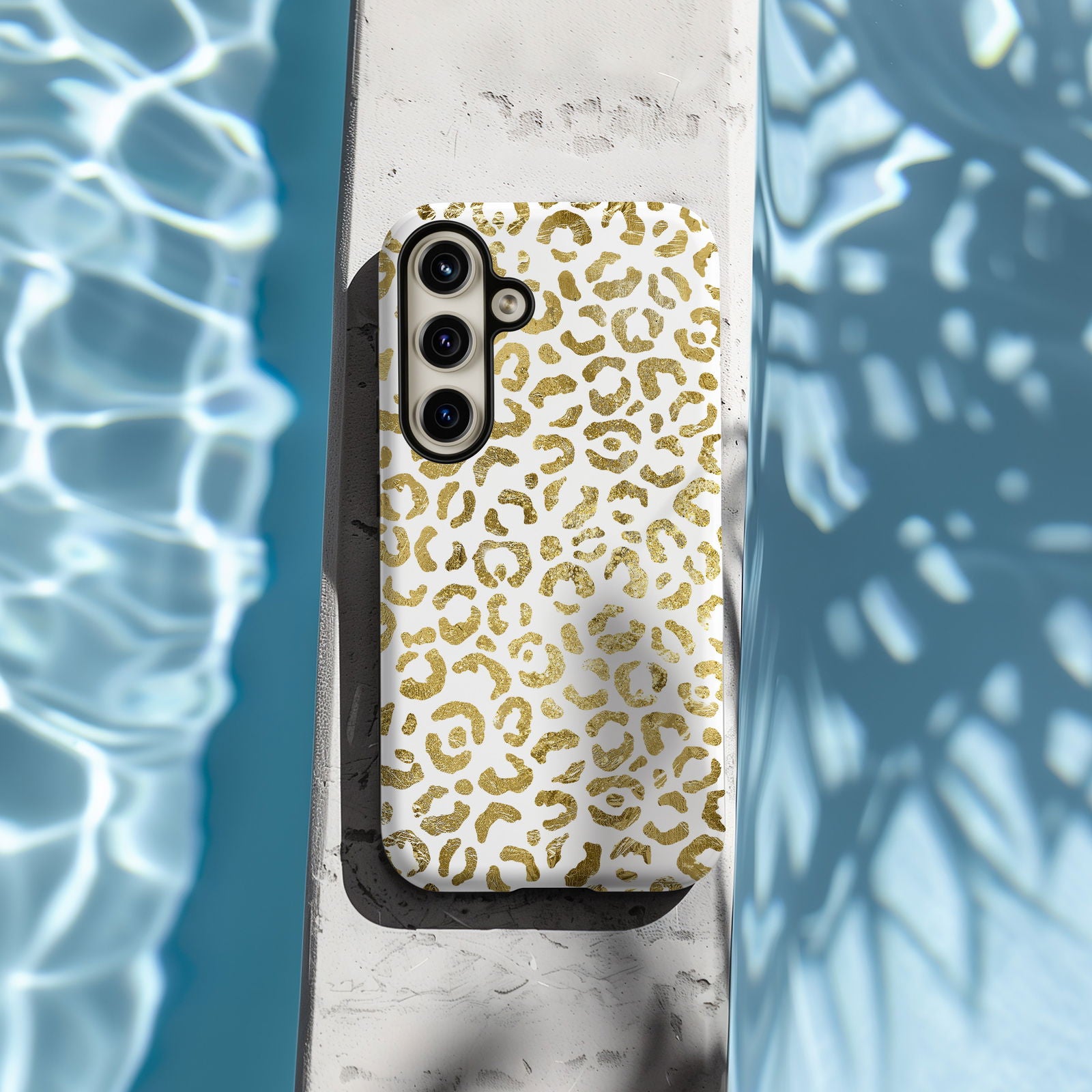 Gold Leopard Print Magsafe iPhone Case - Techy Treasures -  