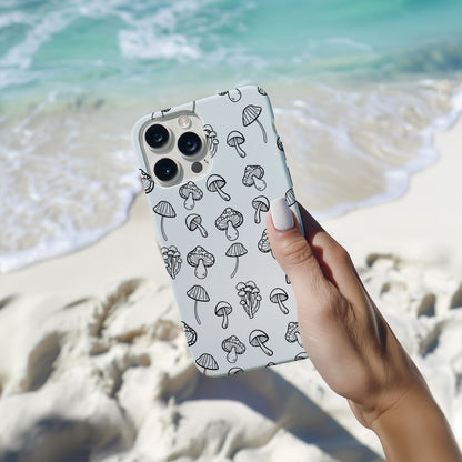 Hand Drawn Mushrooms Magsafe iPhone Case - Techy Treasures -  