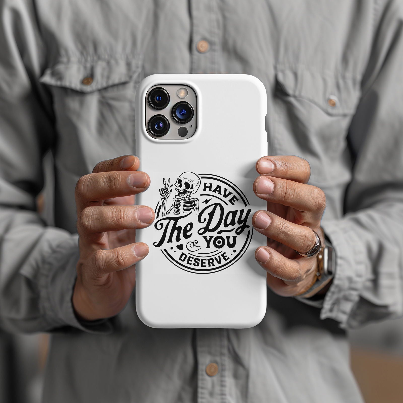Have The Day You Deserve Magsafe iPhone Tough Case - Techy Treasures -  