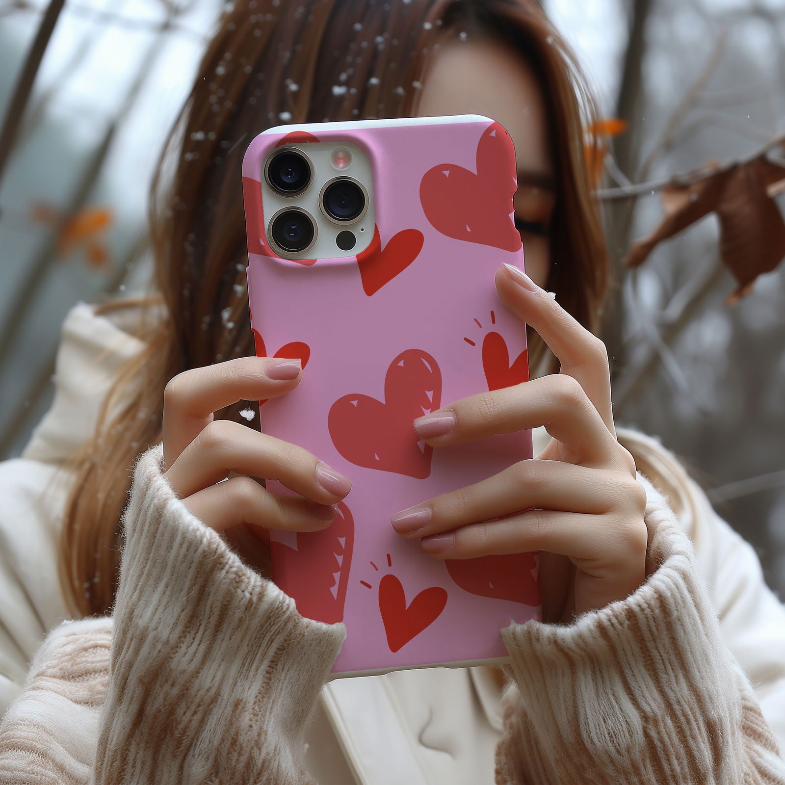 Hearts on Hearts Magsafe iPhone Case - Techy Treasures -  