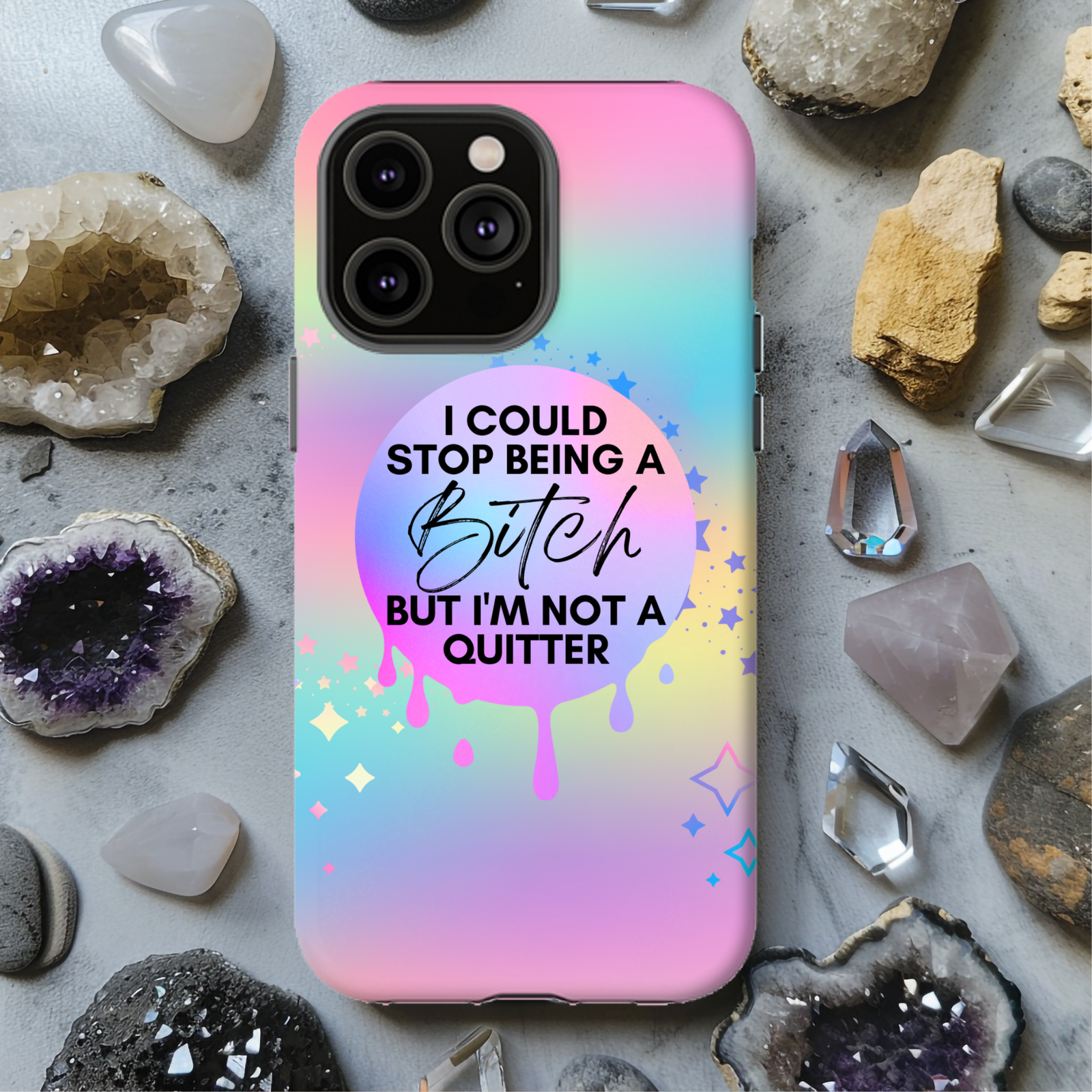 I Could Stop Being A Bitch But I'm Not A Quitter Magsafe iPhone Tough Case - Techy Treasures -  