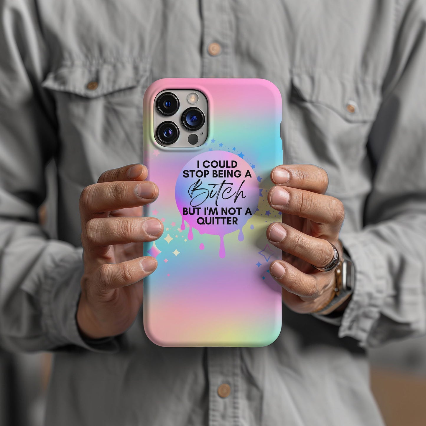 I Could Stop Being A Bitch But I'm Not A Quitter Magsafe iPhone Tough Case - Techy Treasures -  
