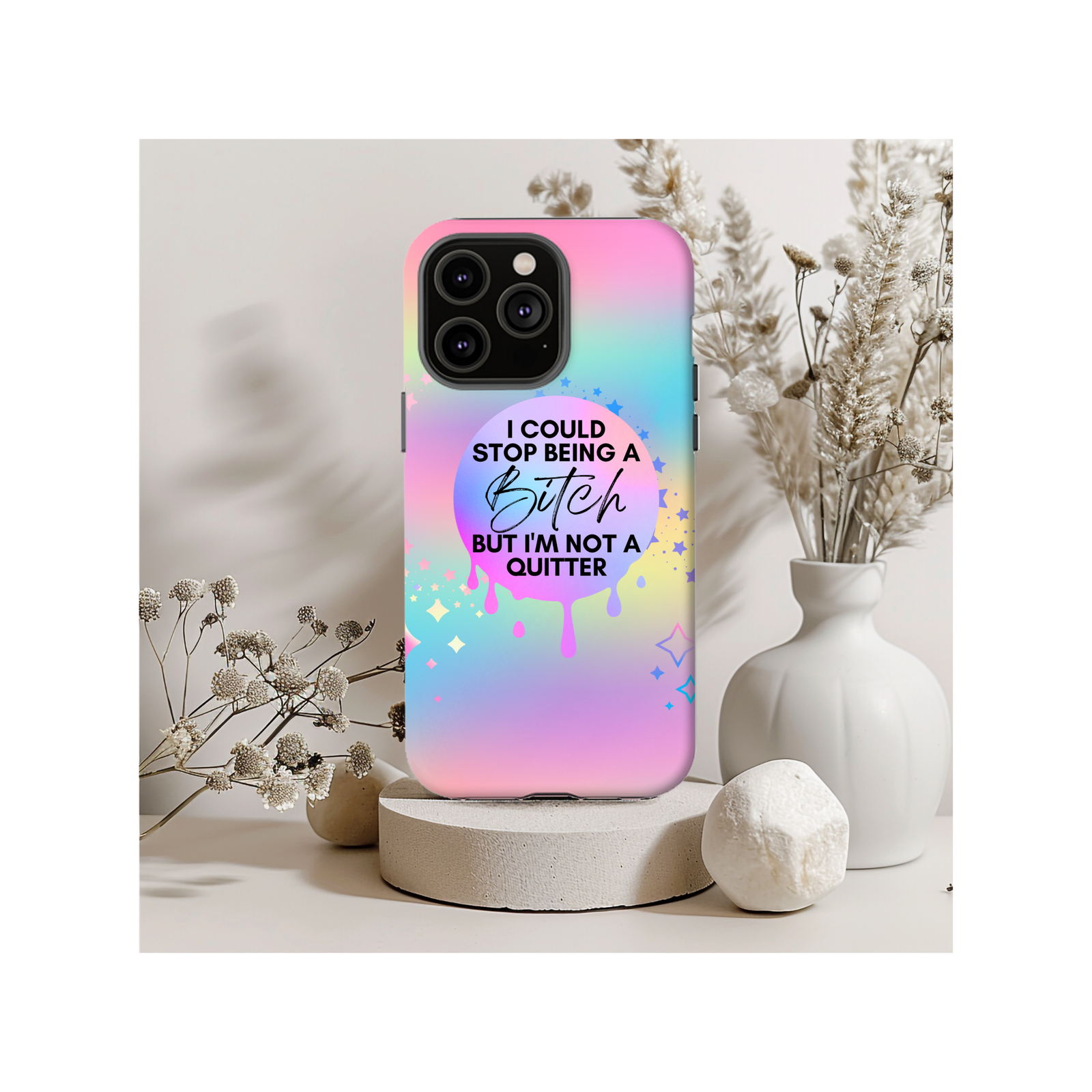 I Could Stop Being A Bitch But I'm Not A Quitter Magsafe iPhone Tough Case - Techy Treasures -  