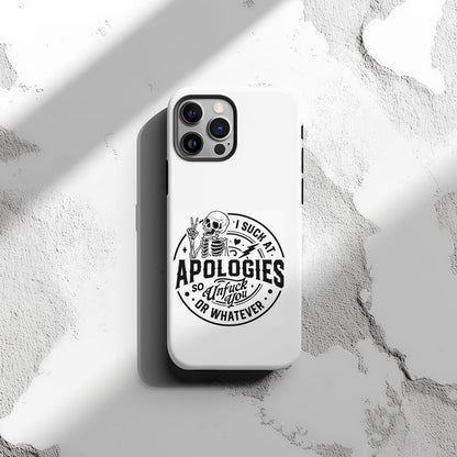 I Suck At Apologies Magsafe iPhone Tough Case - Techy Treasures -  