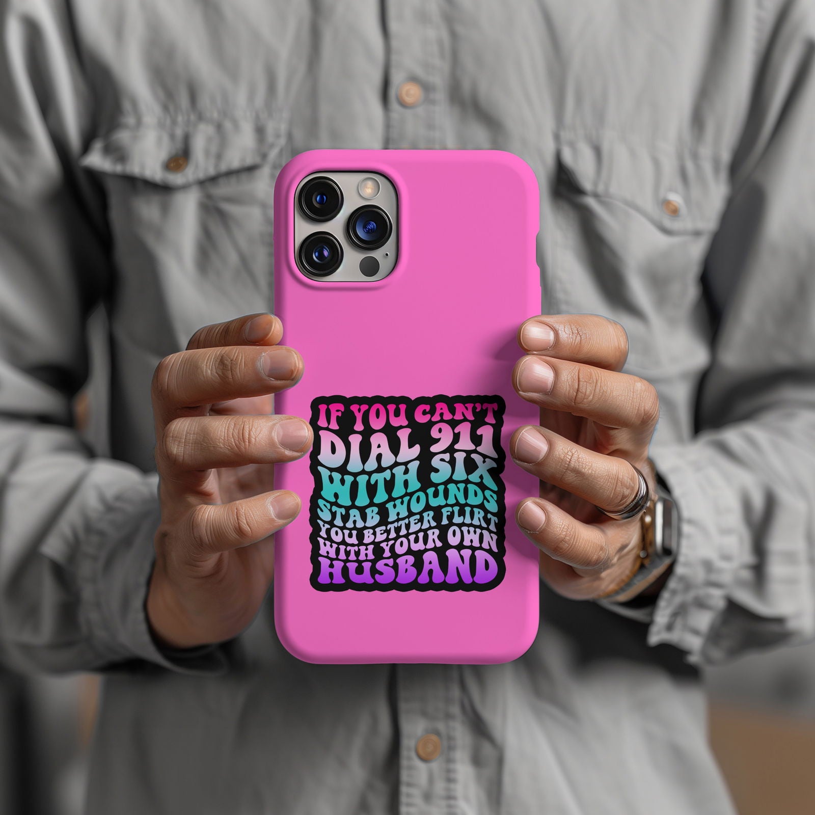 If You Can't Dial 911 With 6 Stab Wounds Magsafe iPhone Tough Case - Techy Treasures -  