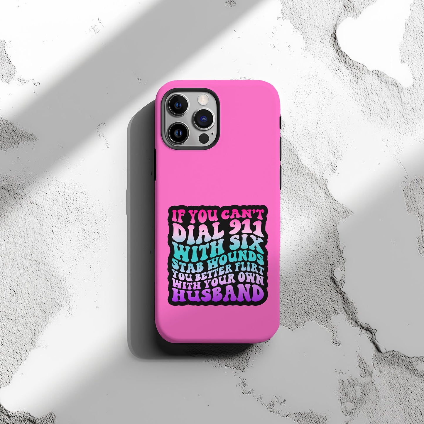 If You Can't Dial 911 With 6 Stab Wounds Magsafe iPhone Tough Case - Techy Treasures -  