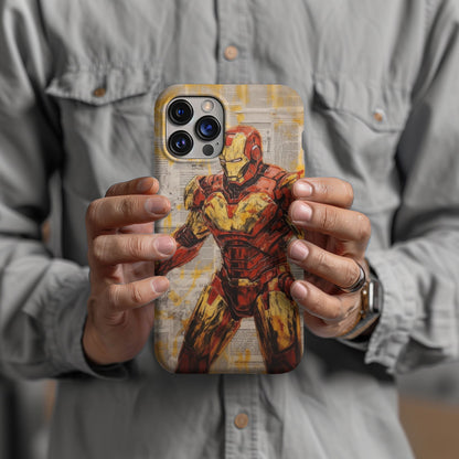Iron Man Arc Reactor Armor Magsafe Tough Phone Case - Techy Treasures -  