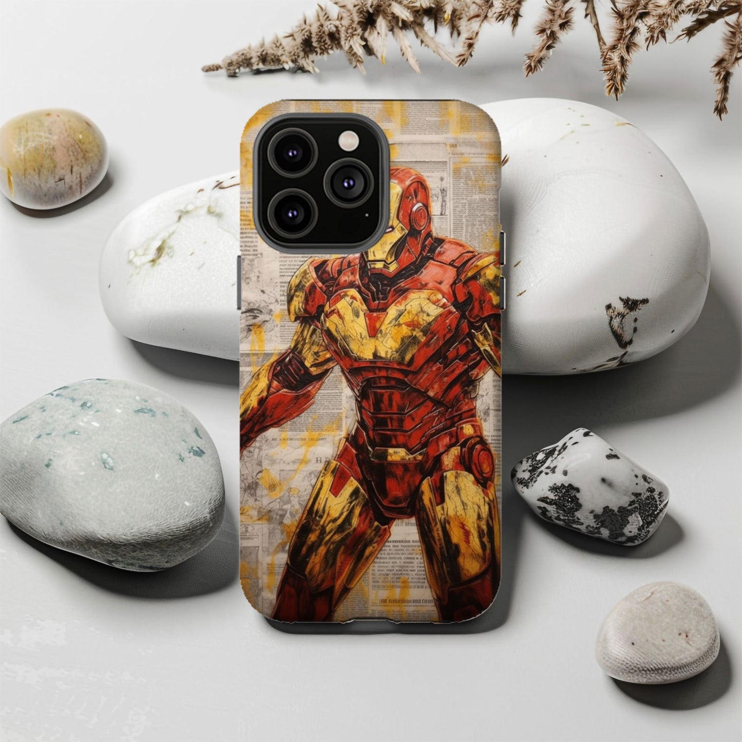 Iron Man Arc Reactor Armor Magsafe Tough Phone Case - Techy Treasures -  