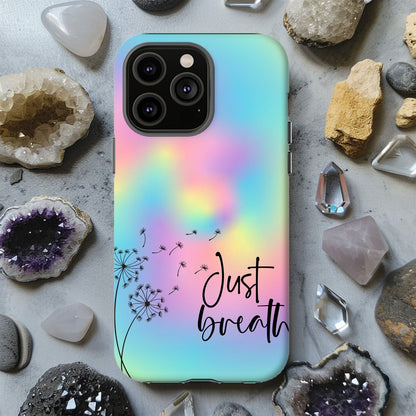 Just Breath Magsafe iPhone Tough Case - Techy Treasures -  