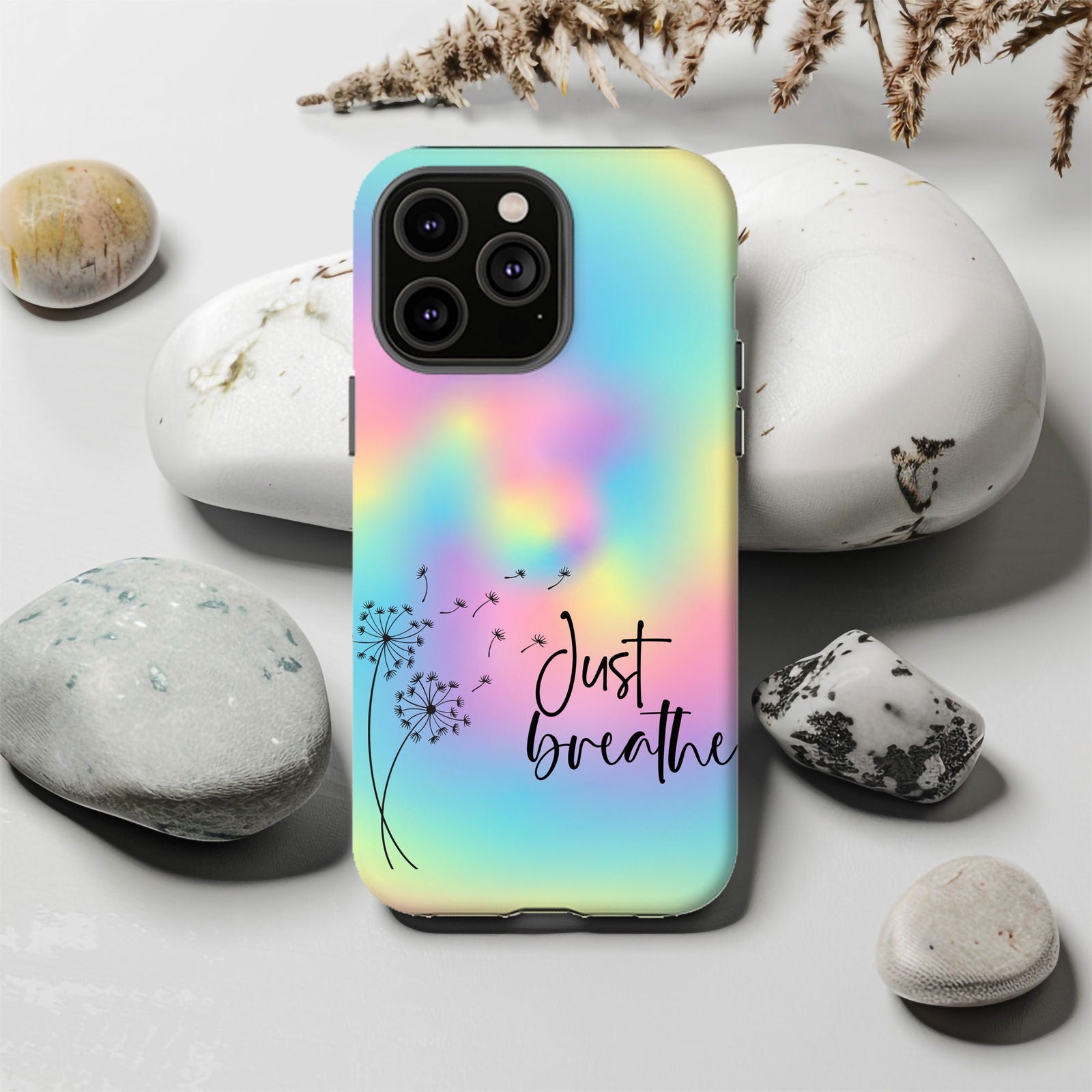Just Breath Magsafe iPhone Tough Case - Techy Treasures -  