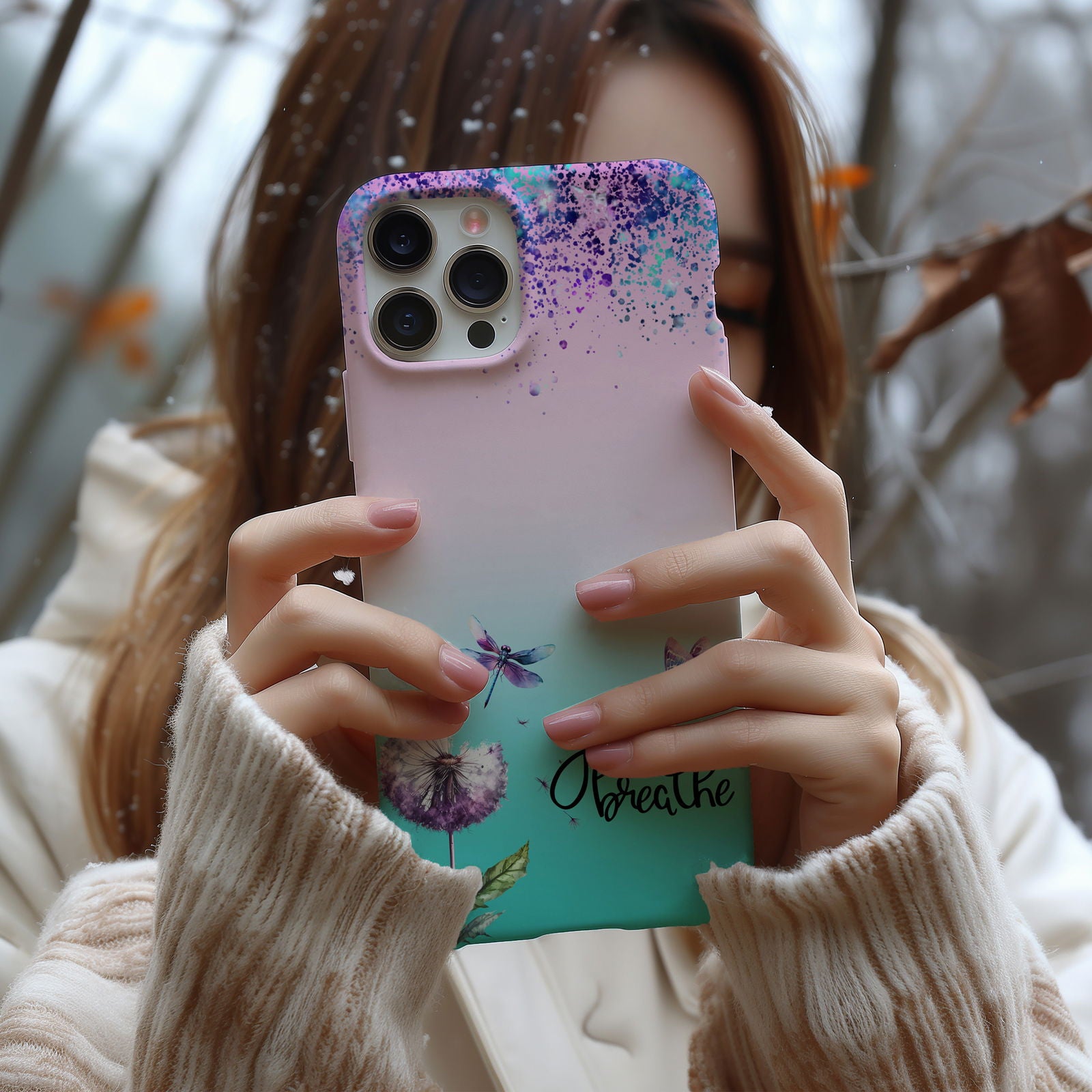 Just Breathe Magsafe iPhone Case - Techy Treasures -  