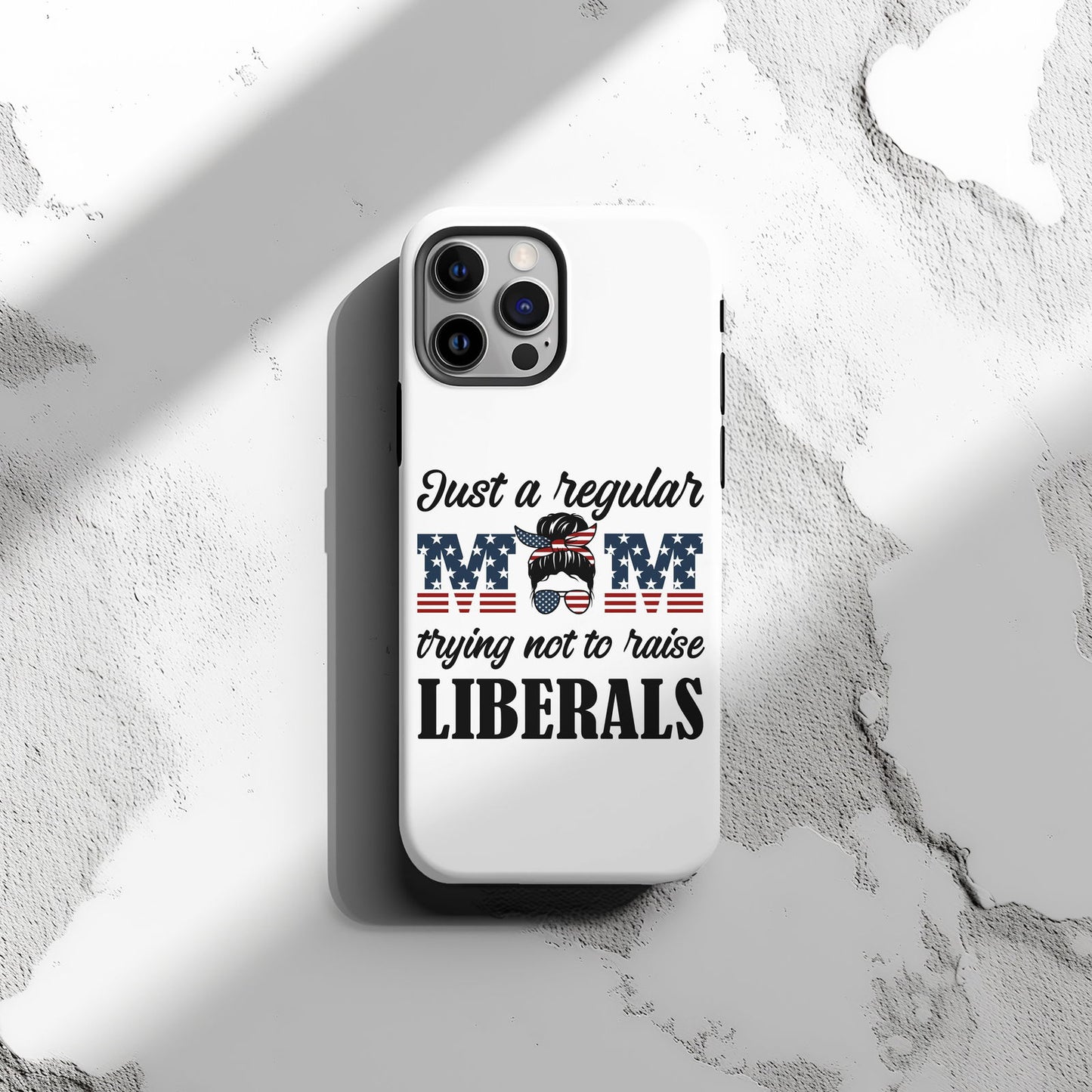 Just a Mom Trying Not To Raise Liberals Magsafe iPhone Tough Case - Techy Treasures -  