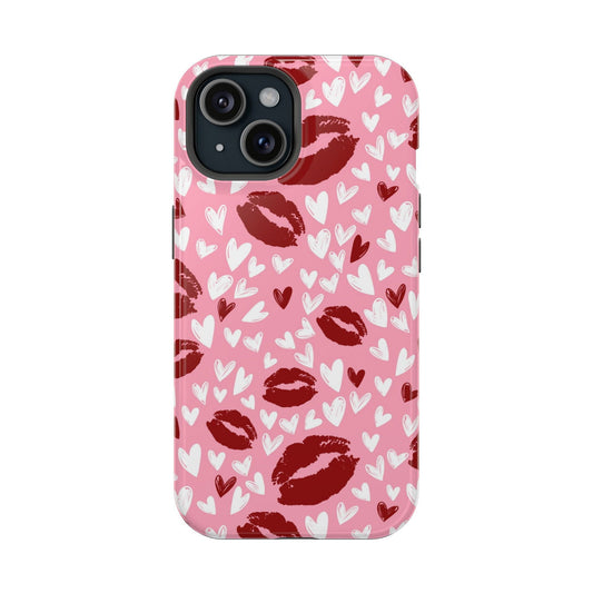 Kisses Magsafe iPhone Case - Techy Treasures - Mobile Phone Cases 