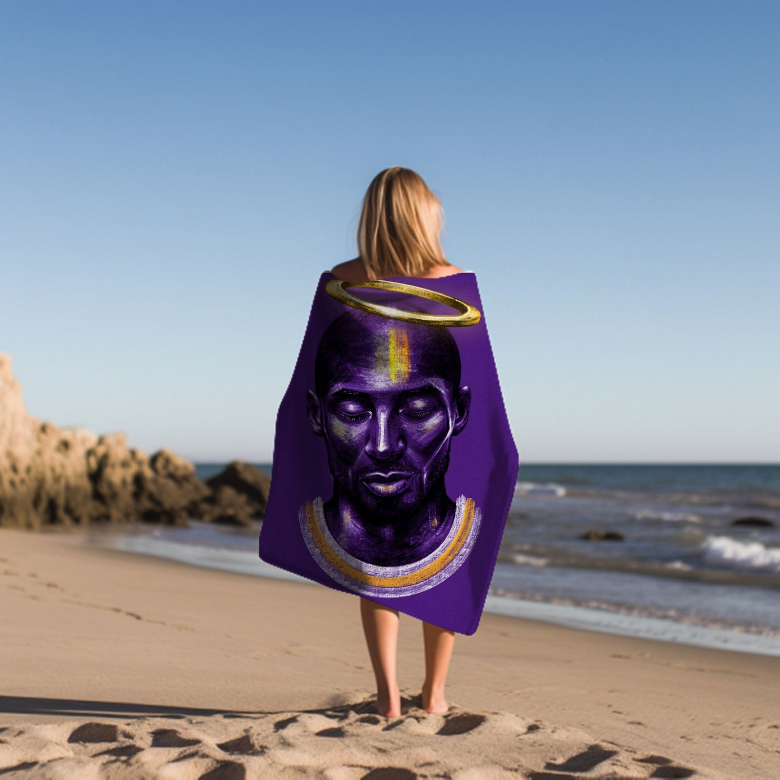 Kobe  Beach Towel, Absorbent Beach Towel, Legendary Kobe Gift - Techy Treasures -  
