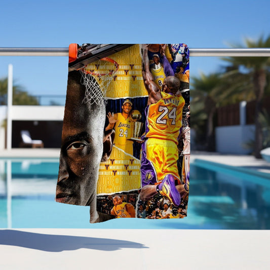 Kobe  Beach Towel, Absorbent Beach Towel, Legendary Kobe Gift - Techy Treasures -  