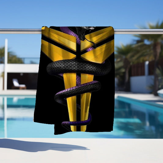 Kobe  Beach Towel, Absorbent Beach Towel, Legendary Kobe Gift - Techy Treasures -  