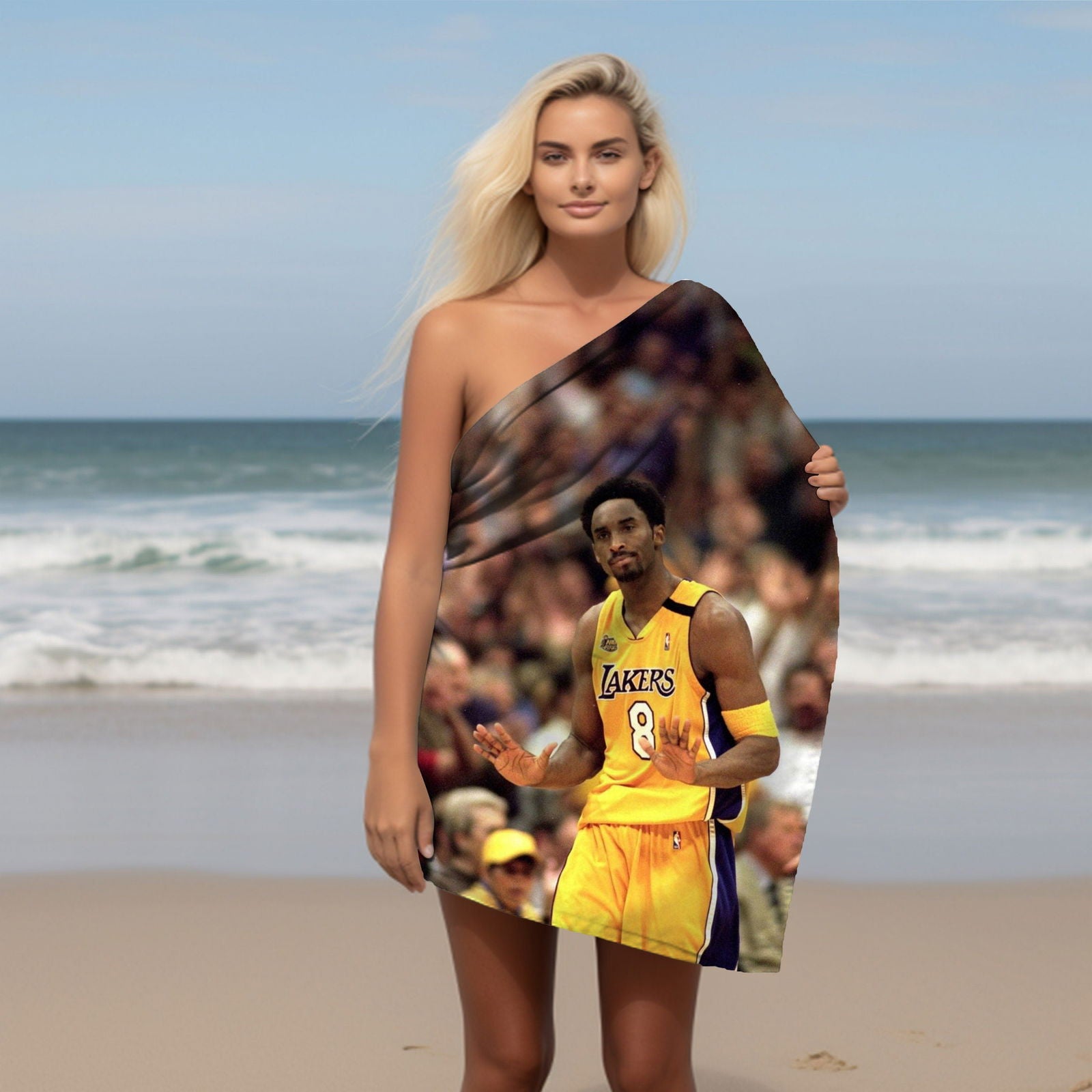 Kobe  Beach Towel, Absorbent Beach Towel, Legendary Kobe Gift - Techy Treasures -  