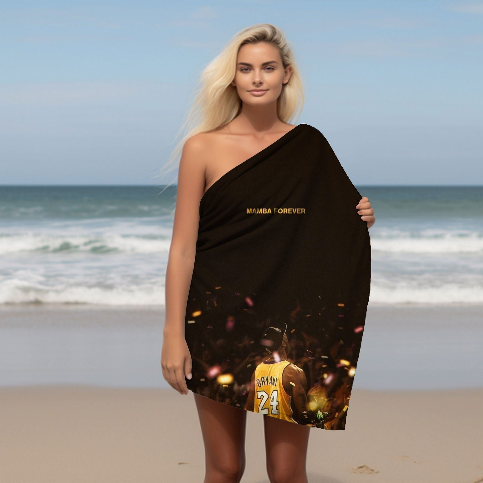 Kobe  Beach Towel, Absorbent Beach Towel, Legendary Kobe Gift - Techy Treasures -  