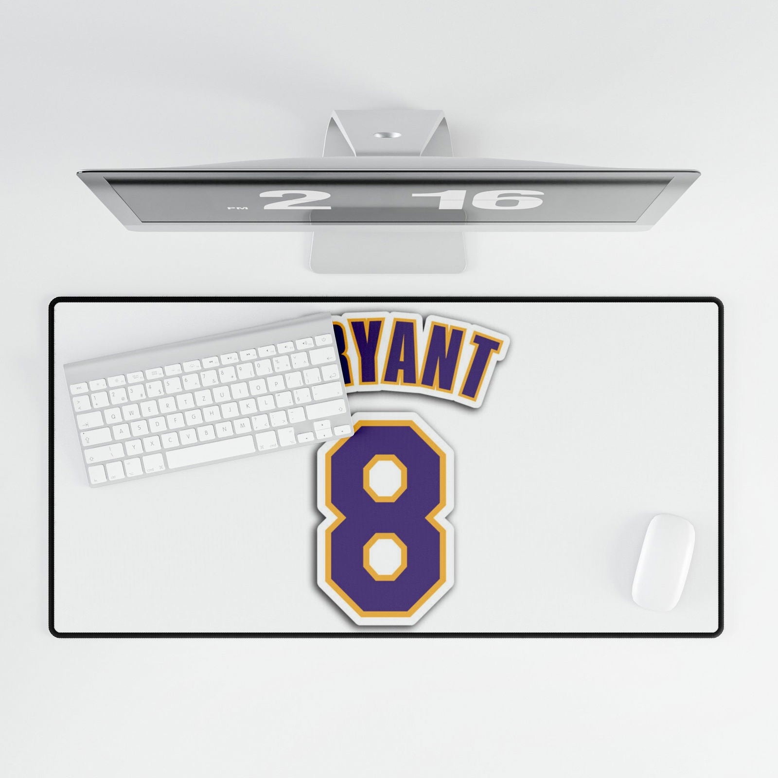 Kobe Bryant Basketball Desk Mat - Sports Fan Office Decor - Techy Treasures -  