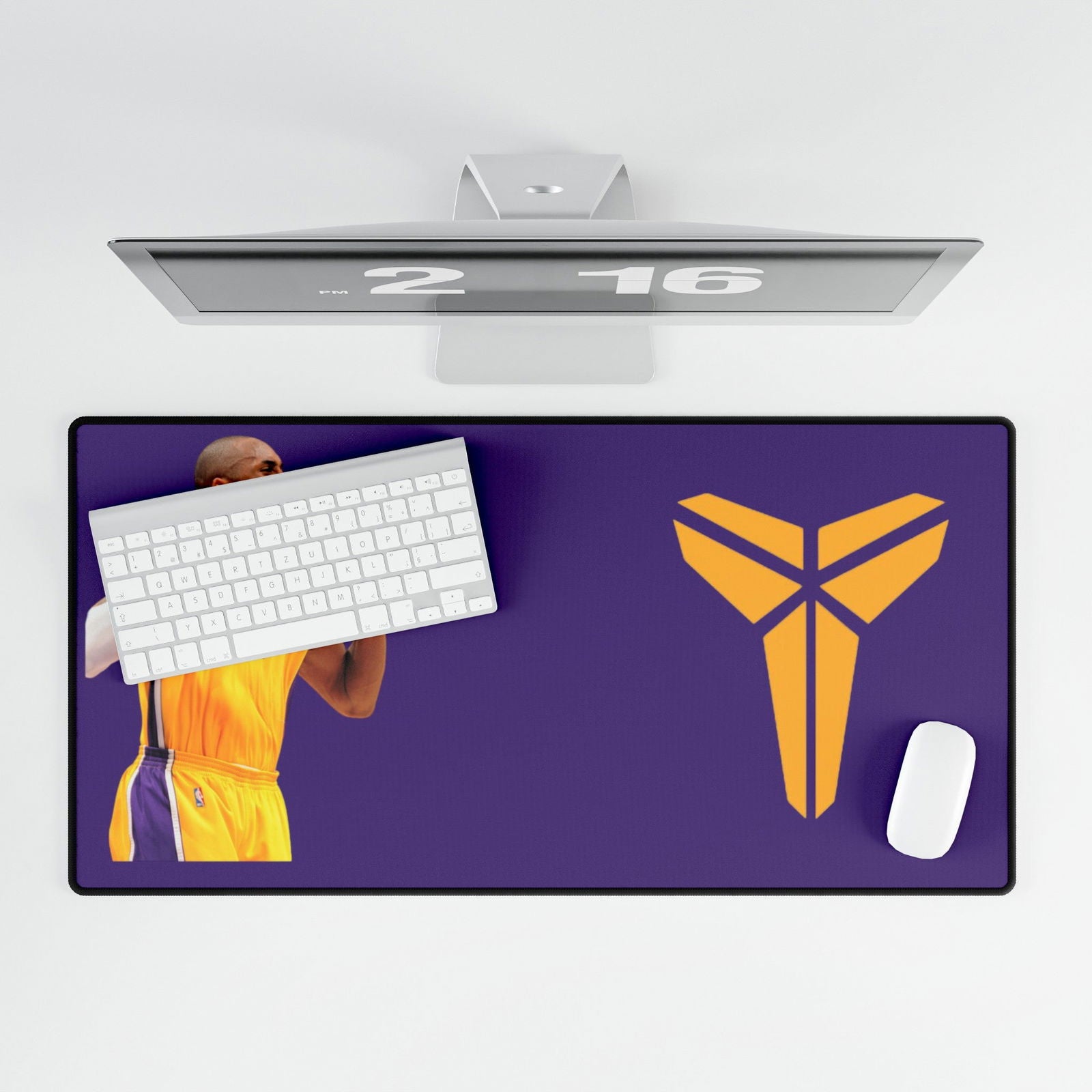 Kobe Bryant Basketball Desk Mat - Sports Fan Office Decor - Techy Treasures -  