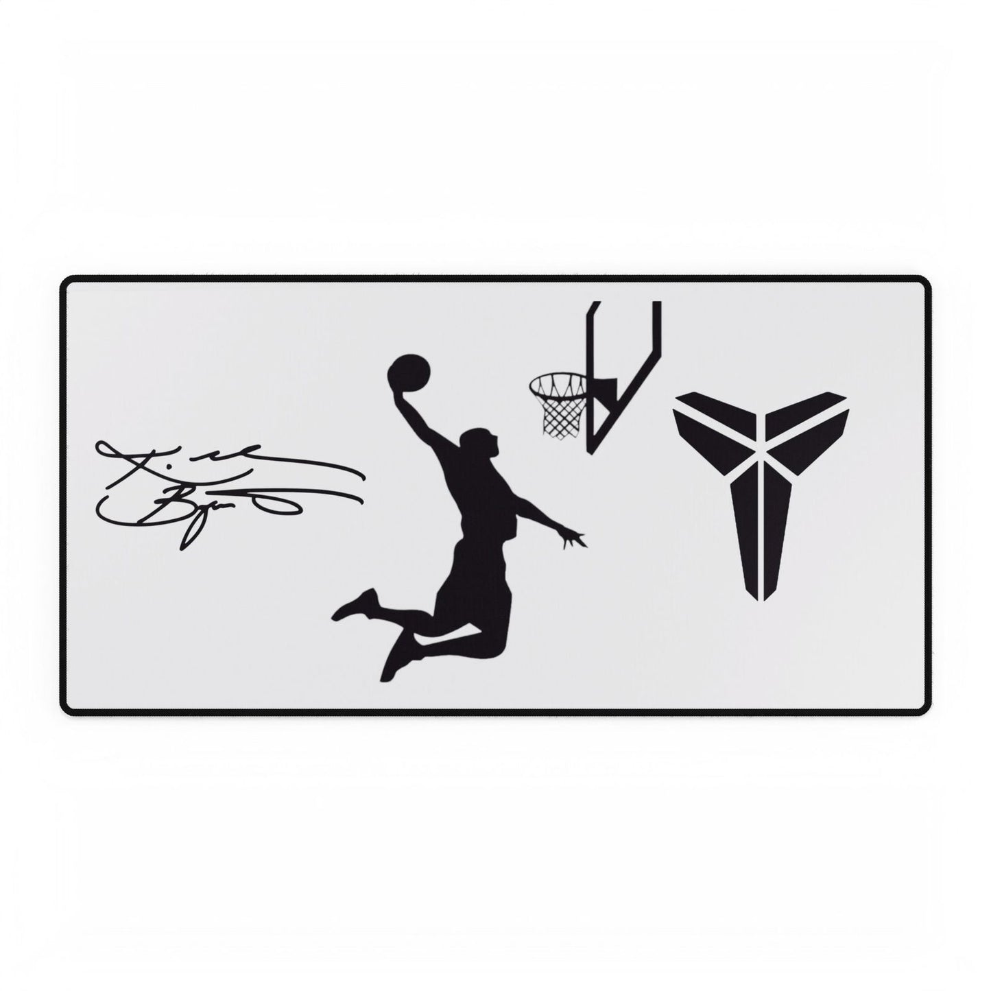 Kobe Bryant Basketball Desk Mat - Sports Fan Office Decor - Techy Treasures -  