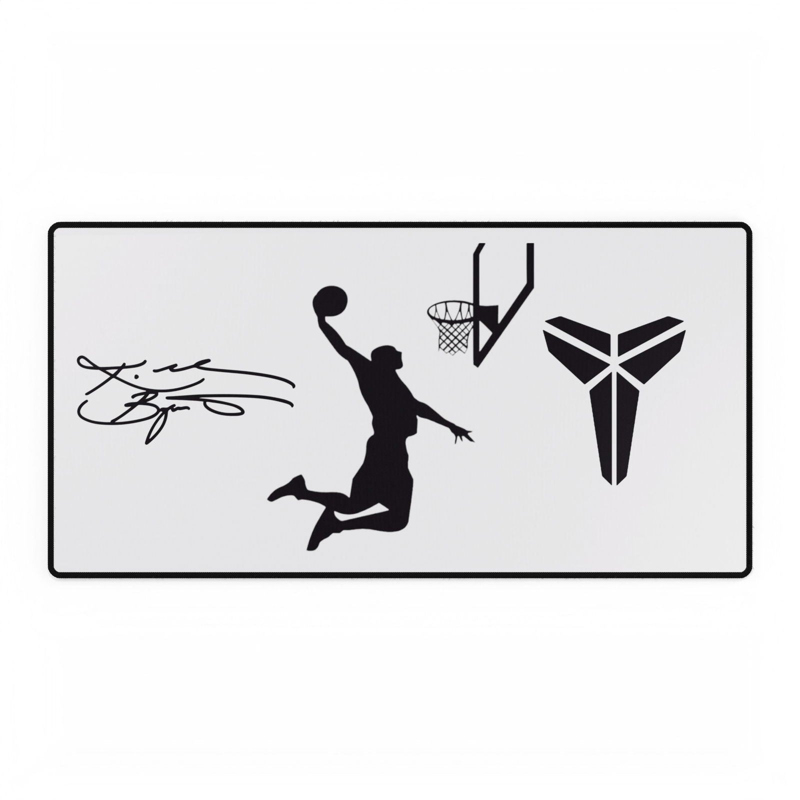 Kobe Bryant Basketball Desk Mat - Sports Fan Office Decor - Techy Treasures -  