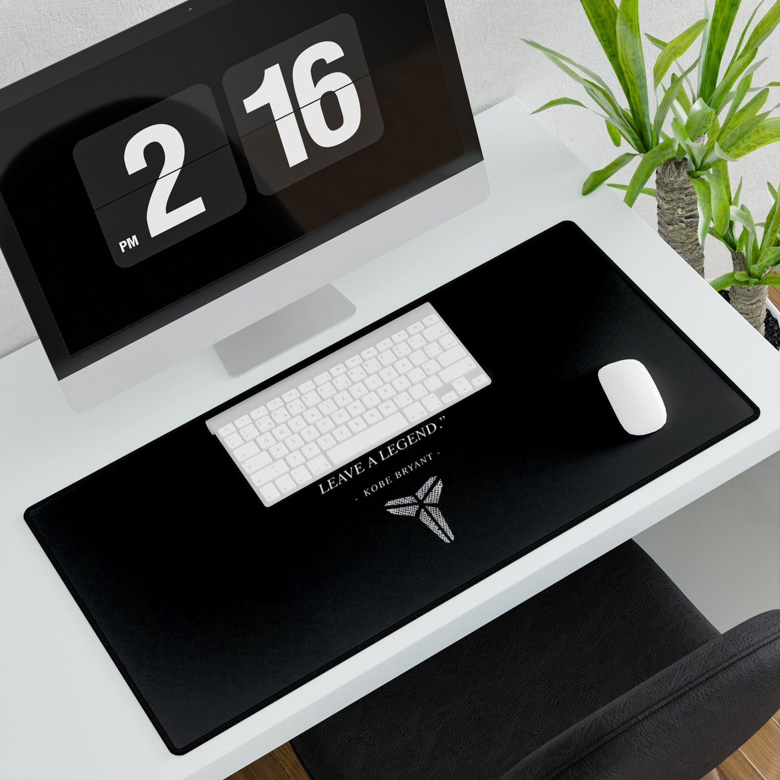 Kobe Bryant Basketball Desk Mat - Sports Fan Office Decor - Techy Treasures -  