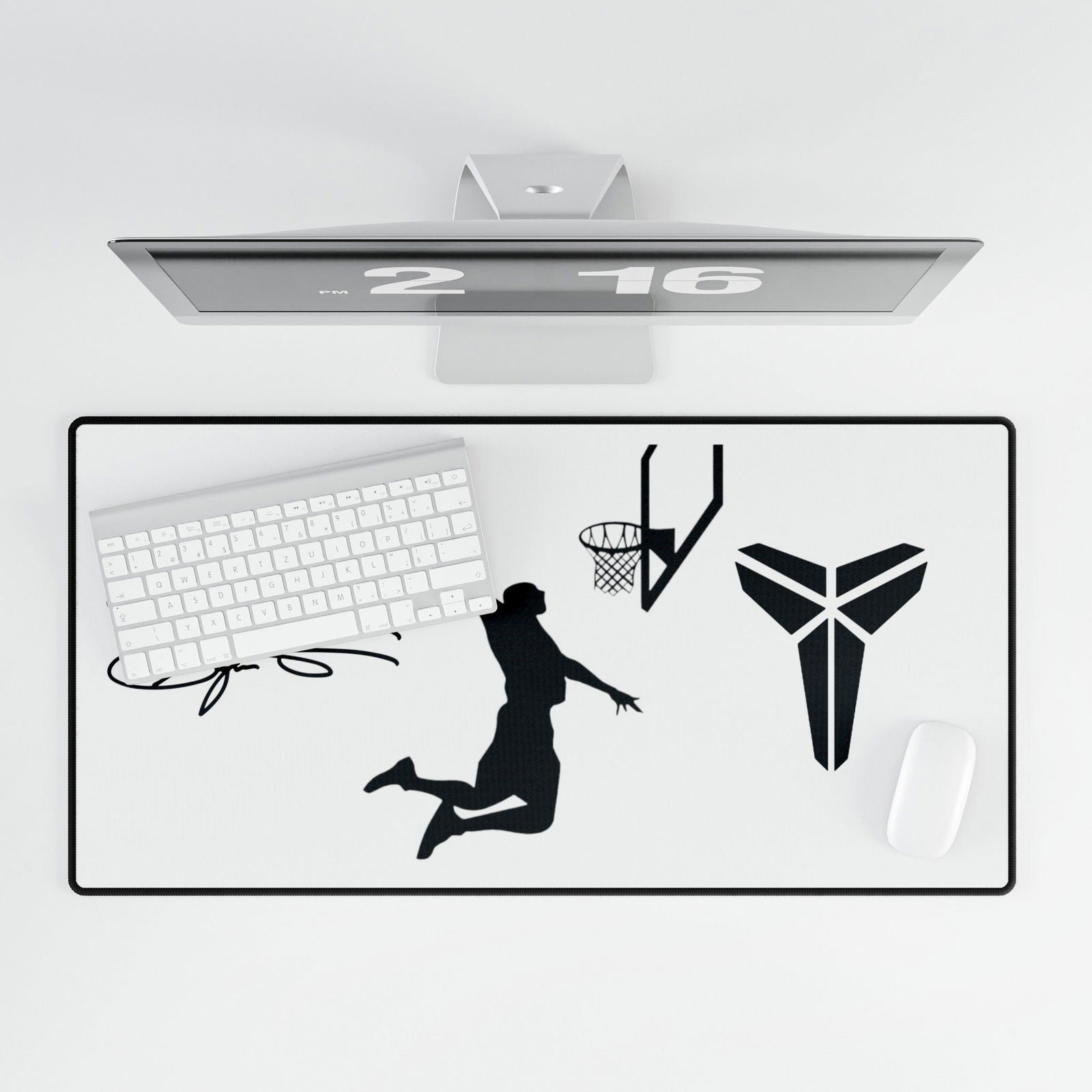 Kobe Bryant Basketball Desk Mat - Sports Fan Office Decor - Techy Treasures -  