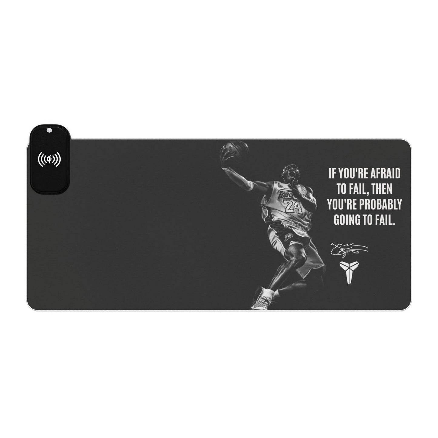 Kobe Bryant LED Gaming Mouse Pad, Wireless Charging Template - Techy Treasures -  