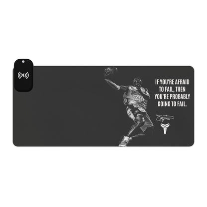 Kobe Bryant LED Gaming Mouse Pad, Wireless Charging Template - Techy Treasures -  