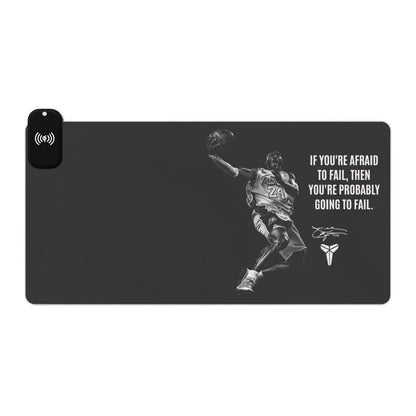 Kobe Bryant LED Gaming Mouse Pad, Wireless Charging Template - Techy Treasures -  