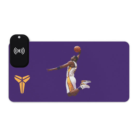 Kobe Bryant LED Gaming Mouse Pad, Wireless Charging Template - Techy Treasures -  
