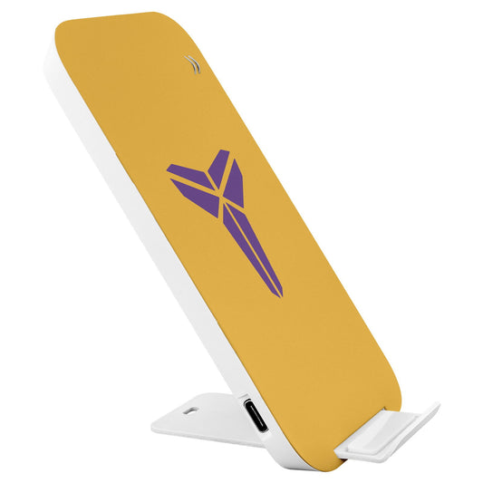 Kobe Bryant Mamba Phone Charger, Wireless Device with Gold  and Purple Logo, Perfect for NBA Fans - Techy Treasures - Accessories 