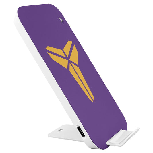 Kobe Bryant Mamba Phone Charger, Wireless Device with Purple and Gold Logo, Perfect for NBA Fans - Techy Treasures - Accessories 