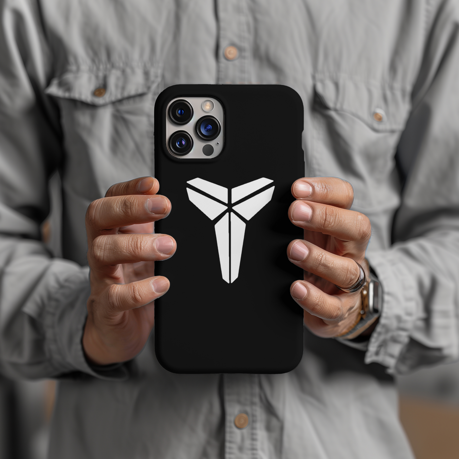 Kobe Bryant Phone Case, Mamba Logo Phone Case For All Model Phones - Techy Treasures - Mobile Phone Cases 