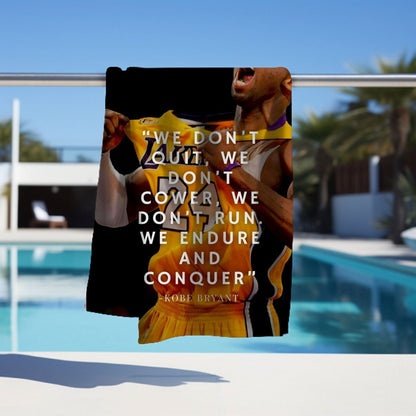 Kobe Bryant Towel, Absorbent Beach Towel, Legendary Kobe Bryant, Father’s Day or  Laker Fan Gift - Techy Treasures -  