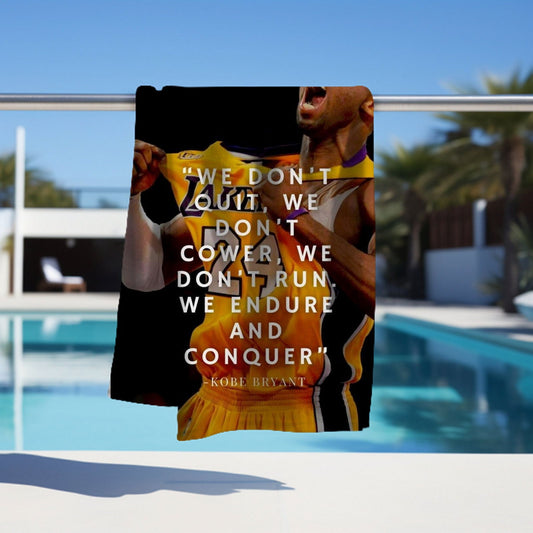 Kobe Bryant Towel, Absorbent Beach Towel, Legendary Kobe Bryant, Father’s Day or  Laker Fan Gift - Techy Treasures -  