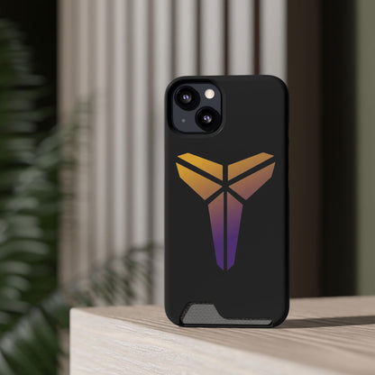 Kobe Bryant iPhone Case With Card Slot - Techy Treasures - Mobile Phone Cases 