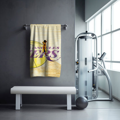 Kobe Towel, Absorbent Beach Towel, Laker Fan Gift - Techy Treasures -  