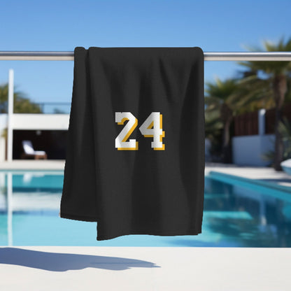 Kobe Towel, Absorbent Beach Towel, Laker Fan Gift - Techy Treasures -  