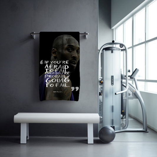 Kobe Towel, Absorbent Beach Towel, Laker Fan Gift - Techy Treasures -  