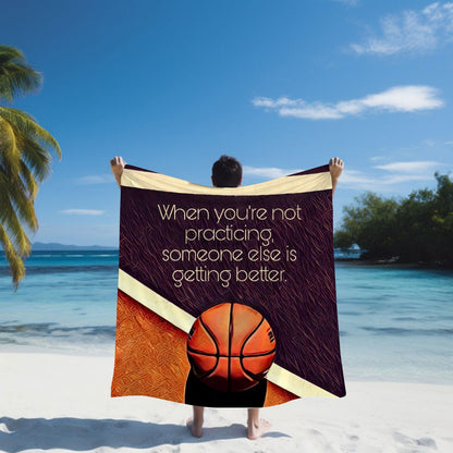 Kobe Towel, Absorbent Beach Towel, Laker Fan Gift - Techy Treasures -  