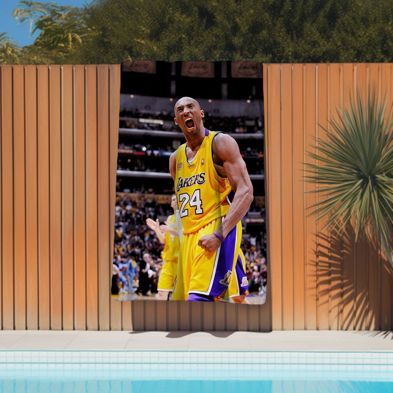 Kobe Towel, Absorbent Beach Towel, Laker Fan Gift - Techy Treasures -  