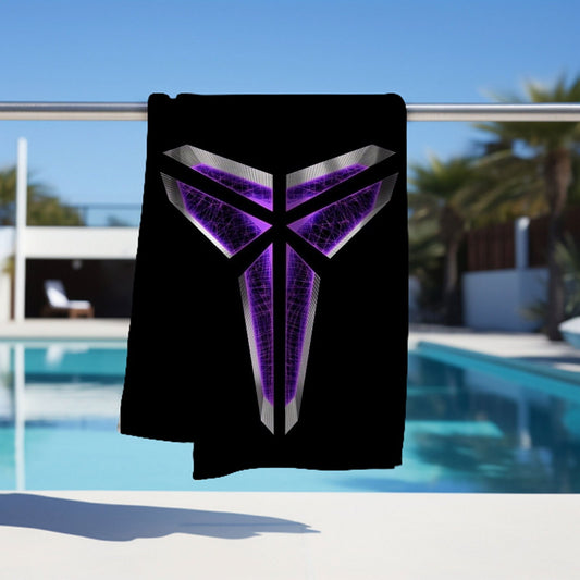 Kobe Towel, Absorbent Beach Towel, Laker Fan Gift - Techy Treasures -  