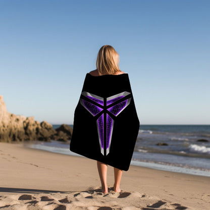 Kobe Towel, Absorbent Beach Towel, Laker Fan Gift - Techy Treasures -  