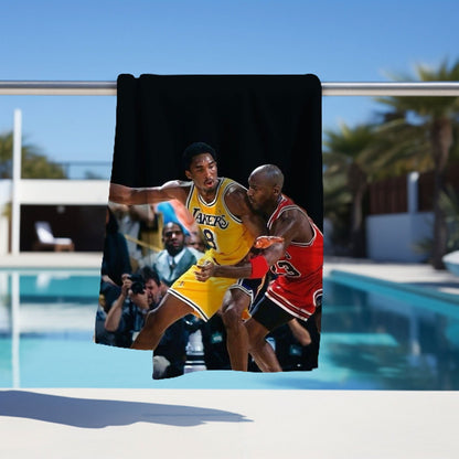 Kobe Towel, Absorbent Beach Towel, Laker Fan Gift - Techy Treasures -  